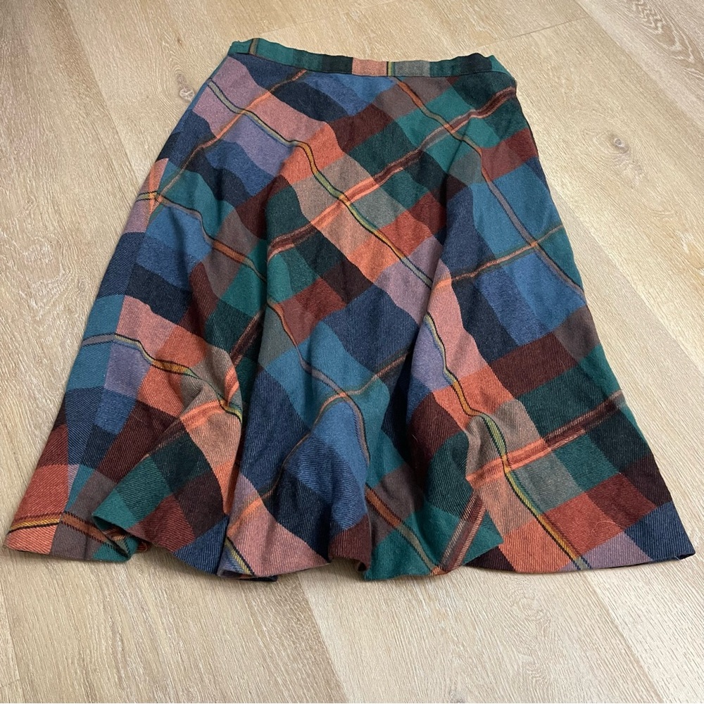Vintage 70’s Plaid Skirt